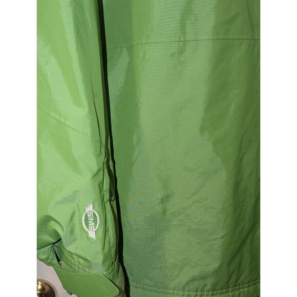 Sims Ski Coat Adult Large Green Full Zip Hooded Coat Midweight Mens Snowboard - Picture 12 of 13